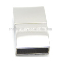 BX070 Wholesale buckle fit flat leather bracelet clasp 316L stainless steel magnetic clasp Jewelry Clasp 3MM